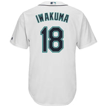 Load image into Gallery viewer, Hisashi Iwakuma Seattle Mariners Majestic Cool Base Player Jersey - White