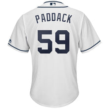 Load image into Gallery viewer, Chris Paddack San Diego Padres Majestic Official Cool Base Player Jersey - White