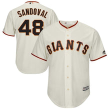 Load image into Gallery viewer, Pablo Sandoval San Francisco Giants Majestic Home Cool Base Player Jersey - Cream