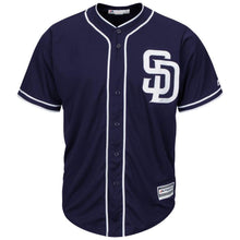 Load image into Gallery viewer, Manny Machado San Diego Padres Majestic Official Cool Base Player Jersey - Navy