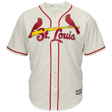 Load image into Gallery viewer, St. Louis Cardinals Majestic Official Cool Base Jersey - Cream