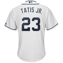 Load image into Gallery viewer, Fernando Tatis Jr. San Diego Padres Majestic Home Official Cool Base Player Jersey - White