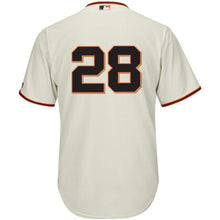 Load image into Gallery viewer, Buster Posey San Francisco Giants Majestic Official Team Cool Base Player Jersey - Cream