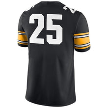 Load image into Gallery viewer, #25 Iowa Hawkeyes Nike Game Jersey - Black