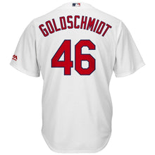 Load image into Gallery viewer, Paul Goldschmidt St. Louis Cardinals Majestic Home Official Cool Base Player Jersey - White