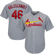 Load image into Gallery viewer, Paul Goldschmidt St. Louis Cardinals Majestic Road Official Cool Base Player Jersey - Gray
