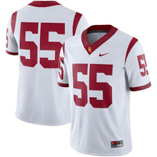 Load image into Gallery viewer, #55 USC Trojans Nike Game Jersey - White