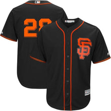 Load image into Gallery viewer, Buster Posey San Francisco Giants Majestic Alternate Official Cool Base Replica Player Jersey - Black