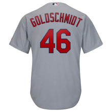Load image into Gallery viewer, Paul Goldschmidt St. Louis Cardinals Majestic Road Official Cool Base Player Jersey - Gray