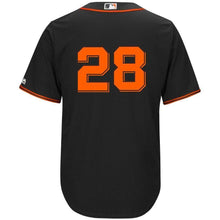 Load image into Gallery viewer, Buster Posey San Francisco Giants Majestic Alternate Official Cool Base Replica Player Jersey - Black