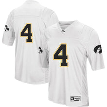 Load image into Gallery viewer, Iowa Hawkeyes Colosseum Football Jersey - White