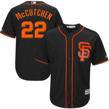 Load image into Gallery viewer, Andrew McCutchen San Francisco Giants Majestic Cool Base Player Replica Jersey - Black
