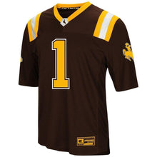 Load image into Gallery viewer, Wyoming Cowboys Colosseum Foos-Ball Football Jersey - Brown