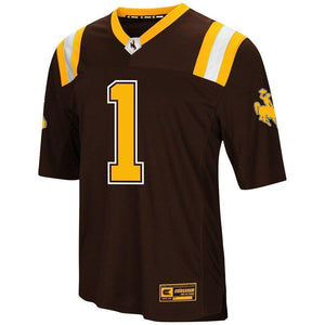 Wyoming Cowboys Colosseum Foos-Ball Football Jersey - Brown