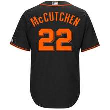 Load image into Gallery viewer, Andrew McCutchen San Francisco Giants Majestic Cool Base Player Replica Jersey - Black