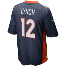 Load image into Gallery viewer, Paxton Lynch Denver Broncos Nike Game Jersey - Navy