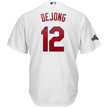 Load image into Gallery viewer, Paul DeJong St. Louis Cardinals Majestic 2019 Postseason Official Cool Base Player Jersey - White