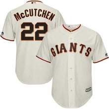 Load image into Gallery viewer, Andrew McCutchen San Francisco Giants Majestic Cool Base Player Replica Jersey - Cream