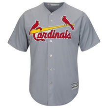 Load image into Gallery viewer, Jhonny Peralta St. Louis Cardinals Majestic Official Cool Base Player Jersey - Gray