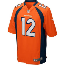 Load image into Gallery viewer, Paxton Lynch Denver Broncos Nike Game Jersey - Orange