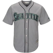 Load image into Gallery viewer, Ken Griffey Jr. Seattle Mariners Majestic Alternate Cool Base Player Jersey - Gray