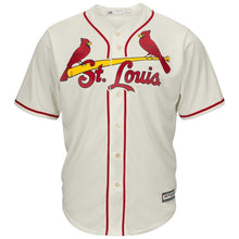 Load image into Gallery viewer, St. Louis Cardinals Majestic Alternate Official Cool Base Player Replica Jersey - Cream
