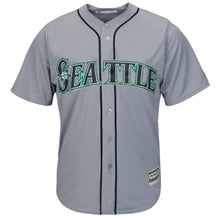 Load image into Gallery viewer, Seattle Mariners Majestic Official Cool Base Jersey - Gray