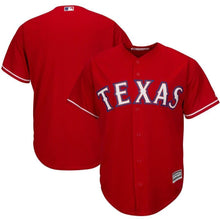 Load image into Gallery viewer, Texas Rangers Majestic Official Cool Base Jersey - Red