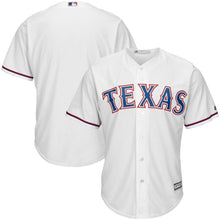 Load image into Gallery viewer, Texas Rangers Majestic Official Cool Base Jersey - White