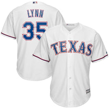 Load image into Gallery viewer, Lance Lynn Texas Rangers Majestic Official Cool Base Player Jersey - White